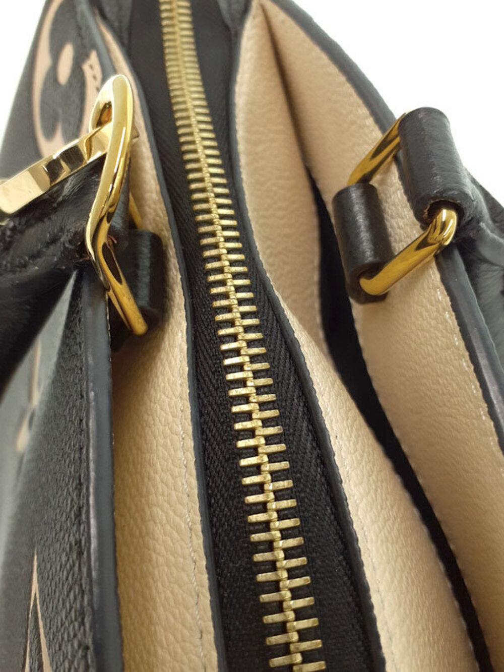 Louis Vuitton Bicolor Monogram Empreinte Grand Palais Top Bag Leather Black - Picture 9 of 9